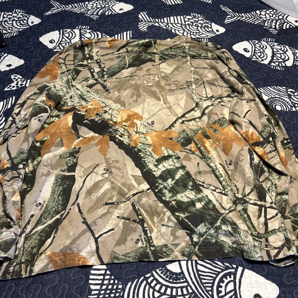 Outfitters Ridge Men Size L Camouflage Long Sleeve Vintage 3D - Image 3 of 4