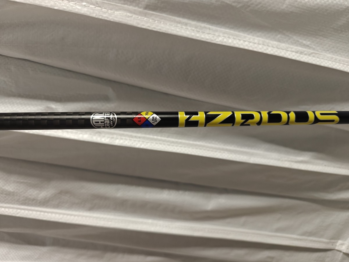 Project X HZRDUS Yellow 6.5 Stiff Driver Shaft – Tour Issue, 5. Generation, Graphit, Neu
