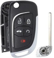 5 Button Flip Remote Key Shell Case for Camaro Cruze Equinox Color: 5 Buttons