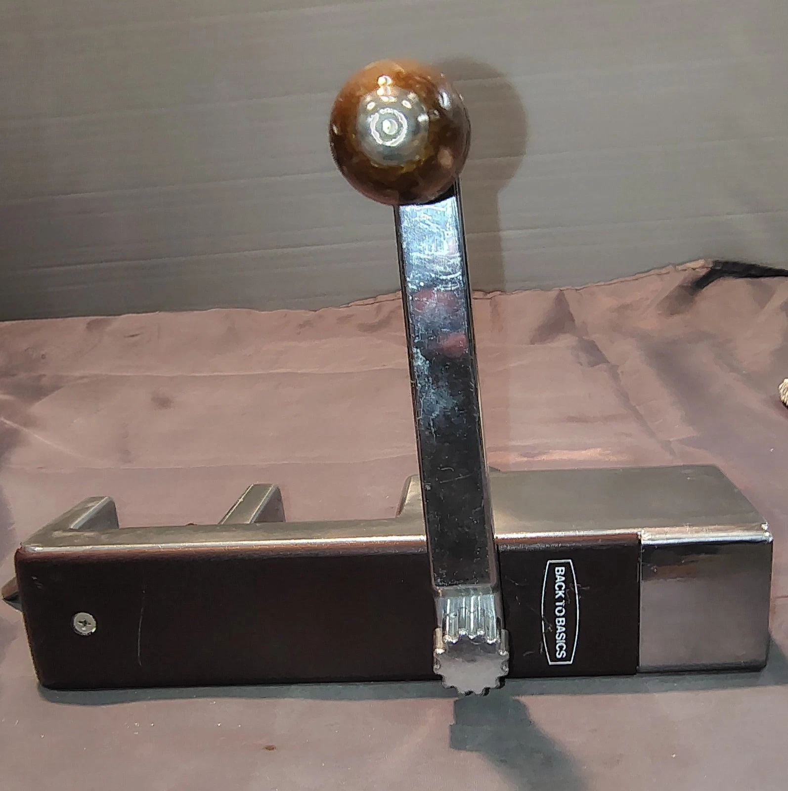 Vintage Back to Basics Hand Crank Grain Mill Wheat Rice Corn Dots Barley Spices