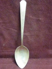 Sterling Weidlich VIRGINIA OVAL TABLE SERVING SPOON 8 1/4" 56 grams No Monogram