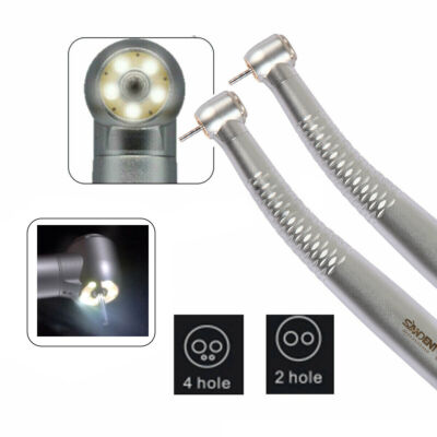 Handpiece Dental Fiber Optic LED E-generator high speed handpiece 2/4HOLE 5 LED