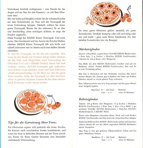 Reese Tortenguss * Ende 50er * PR-043 - Bild 3 von 3