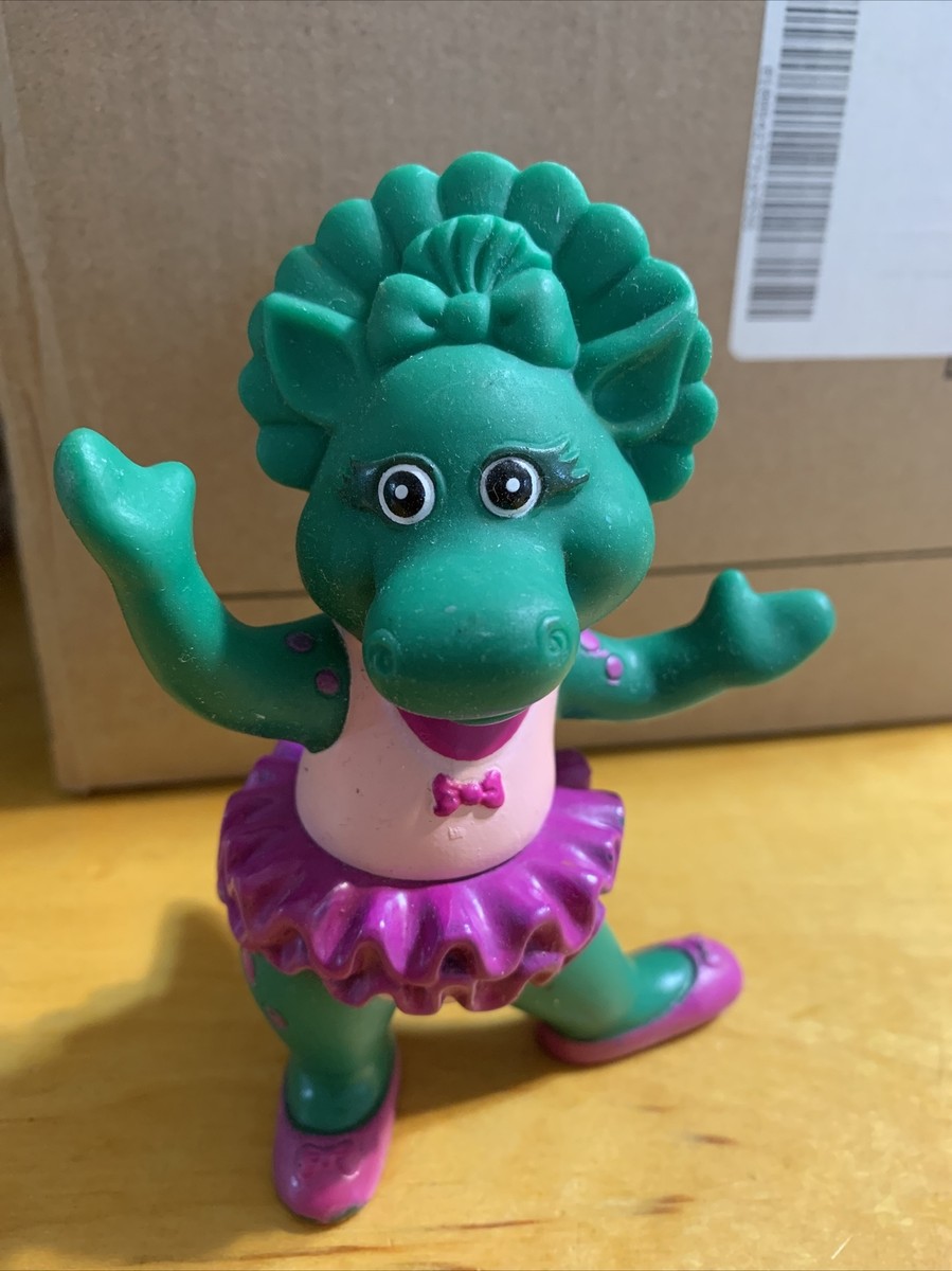 VTG Barney & Friends Baby Bop 5” PVC Figure Green Girl