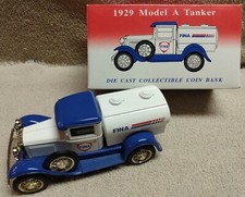 1992 Liberty Classics Fina 1929 Model A Tanker  1:25 Diecast Bank  1 of 5000