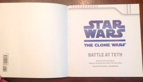 Star Wars Clone Wars Battle at Teth 2008 Softback Kirsten GnuReads - Picture 3 of 12