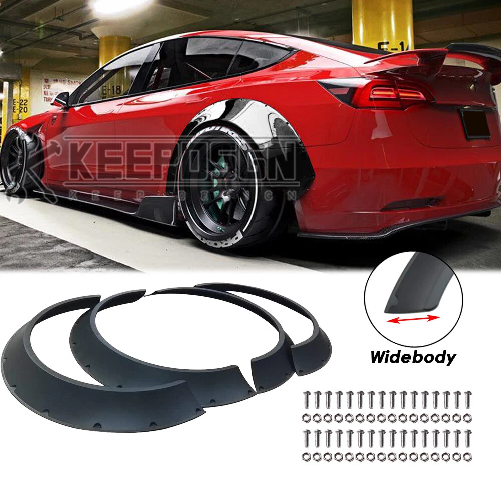 Wheel Cover Fender Flares Widebody Kit Parts Accessories for Tesla Model 3  s x y