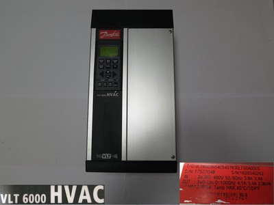 Danfoss Variable Frequency Drive VLT 6000 HVAC VLT6003HT4C54STR3DLF00A00C0 20-5 #3687
