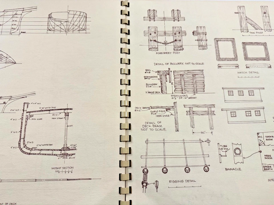 The Great Lakes Wooden Shipbuilding Era H.C. Inches 1962 Ex-Libris +INSURED+ - Image 3 of 4
