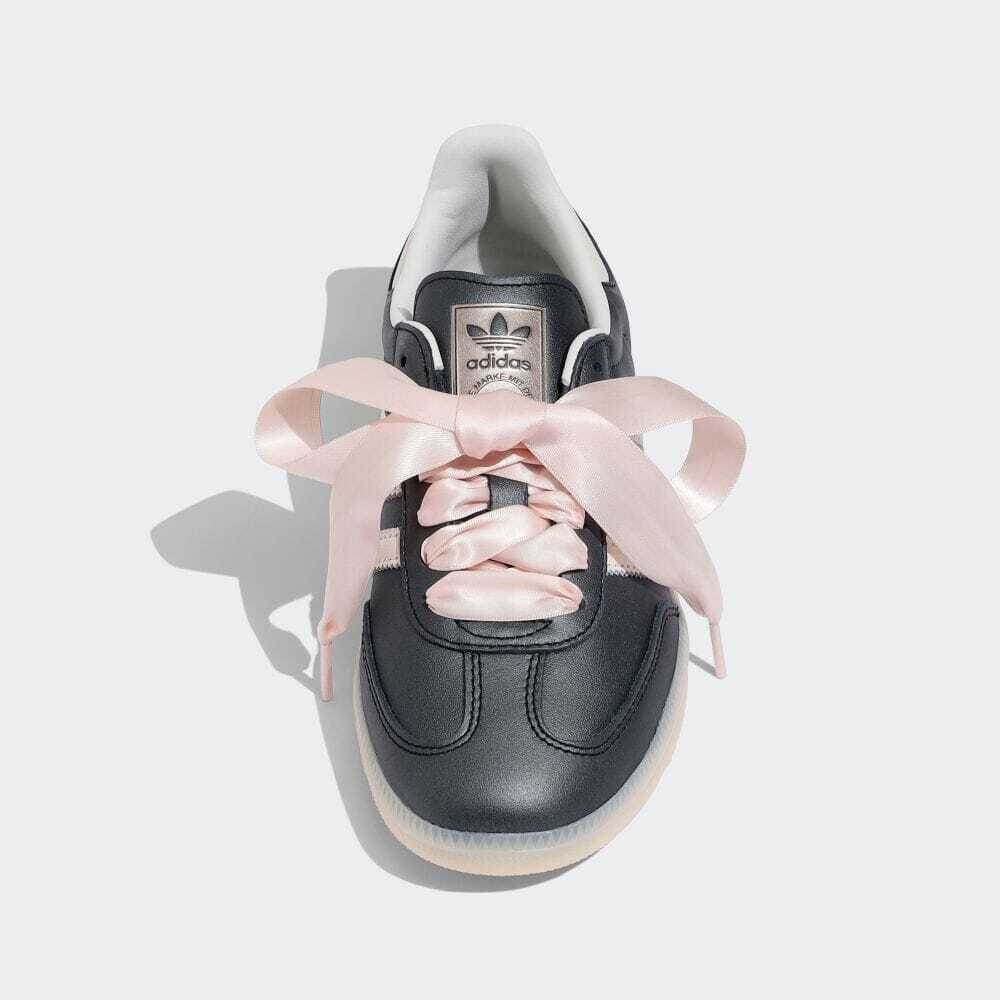 靴 adidas Originals Samba OG Ribbon Laces IH8047 adidas Originals Samba OG Ribbon Laces Black Pink