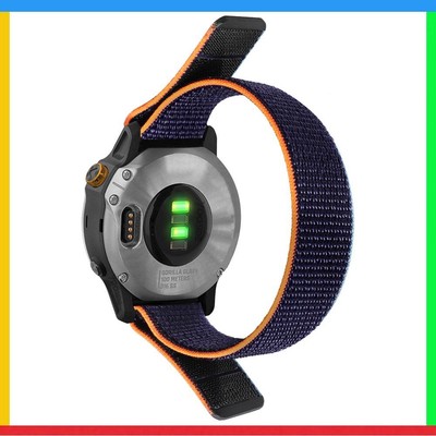 HIMS Nylon-Schlaufenband 7/7S/7X/6X/6S/6 Pro/5X/5S Sportuhrband 20/22/26 mm Smar