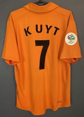 MENS DIRK KUYT HOLLAND 2006/2008 NETHERLANDS SOCCER FOOTBALL SHIRT JERSEY SIZE M