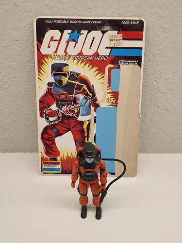 GI JOE 1985 Barbecue With Uncut File Card ARAH