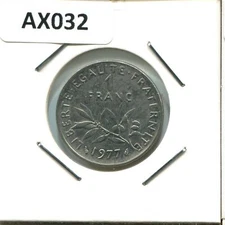1 FRANC 1977 FRANCE Coin #AX032C