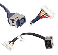 DC POWER JACK w/ CABLE COMPAQ CQ60-140EO CQ60-220ET CQ60-140EG CQ60-218TX PORT