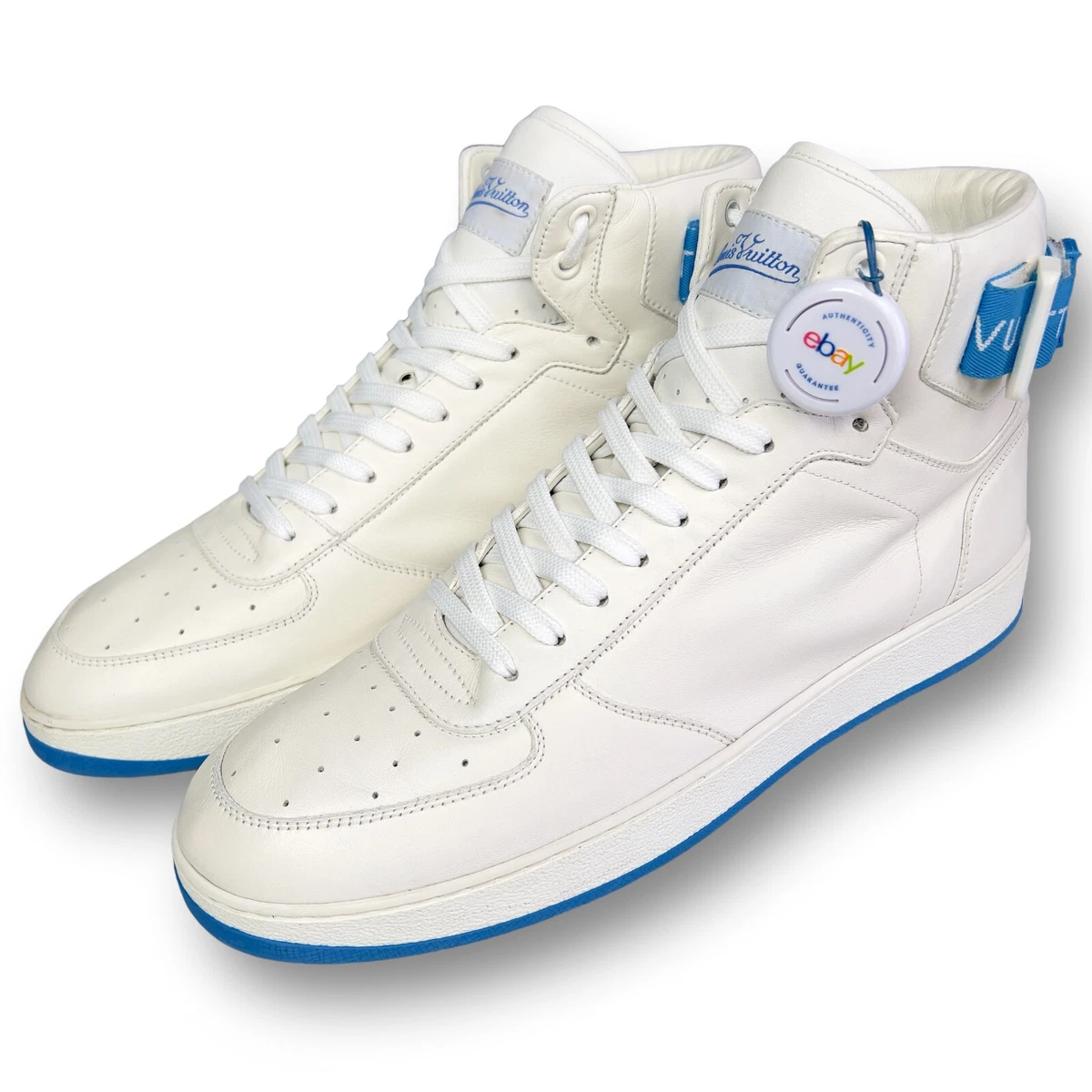 Louis Vuitton Rivoli High Top Sneaker, White, Size 6 Mens, Size 8 Womens,  New in Box WA001