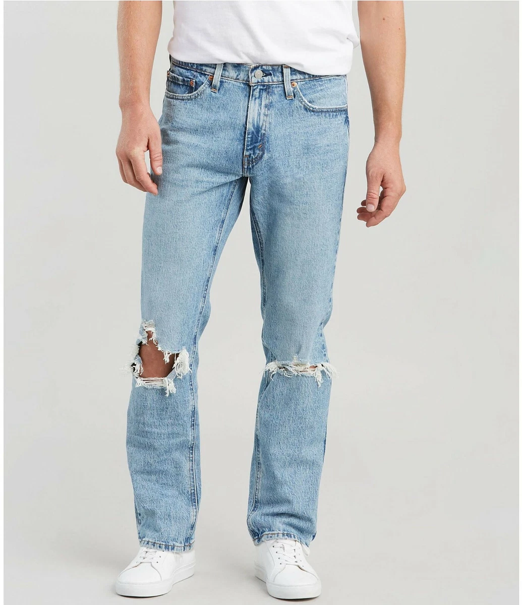 Levis 541 Big Tall Athletic Taper Destructed Stretch Mens Jeans 38X36 0064