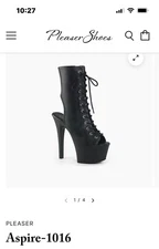 Brand new womens size 9 pleaser high heels