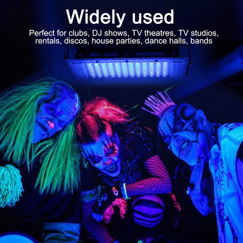 Tira de lámpara ultravioleta con accesorios de barra de luz negra UV de 50 W enchufe de EE. UU./UE DJ fiesta club - Imagen 4 de 22