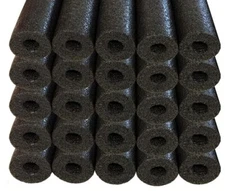 25 Pack of 52 Inch Oodles of Noodles Foam Black