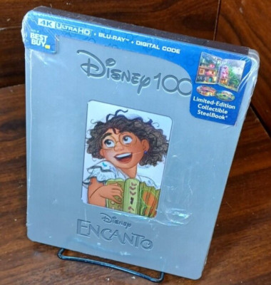 Encanto Limited Edition 4K Steelbook (4K + Blu-ray)-NEW-Free Box Shipping