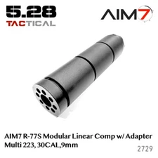 AIM7 R-77S Modular Linear Comp Multi 223, 30CAL,9mm Black