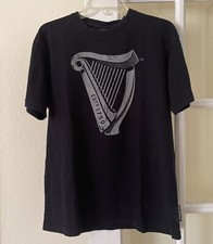 GUINNESS Men s Black 100 Cotton Graphic Print Short Sleeve T-Shirt Size L