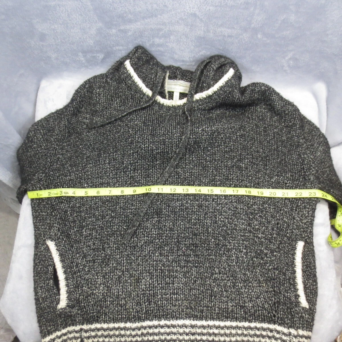 UNDERCOVER Maglione pullover girocollo Victorias Secret donna taglia S grigio logo