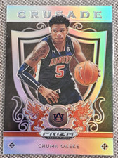 CHUMA OKEKE 2019-20 Panini Prizm Draft Picks Crusade SILVER PARALLEL ROOKIE #37