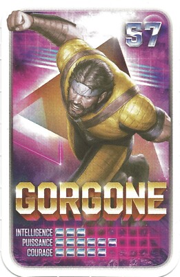 MARVEL CARD. SUPERHELDEN. LECLERC 2021. ERWECKE DEINE MACHT. GORGONE Nr. 57