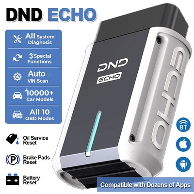 DND Echo Bluetooth OBD2 Diagnosegerät KFZ Scanner Alle System kostenlosem Update