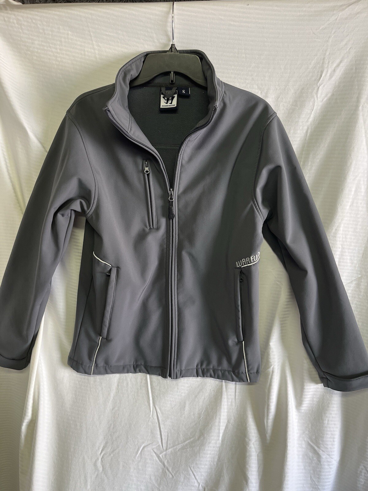 Women’s authentic warrior gray jacket size small