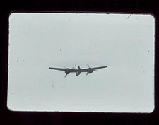 USN Fighter F7F TIGERCAT Aircraft 1947 WWII Era Glass Military Photo Slide