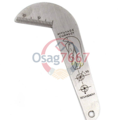 1PC New Drill bit gauge edge dimension gage 118° drill bit sharpening angle tool