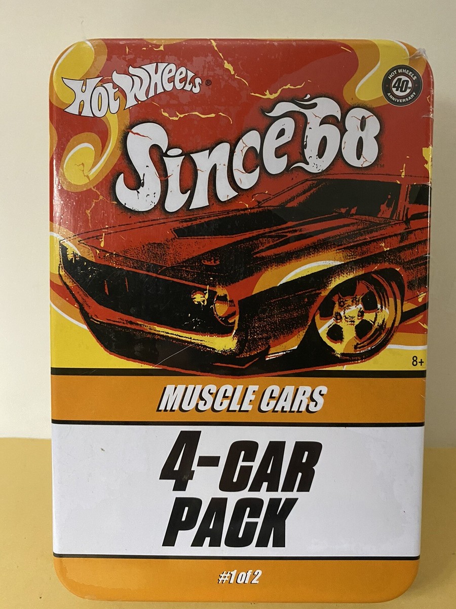 hot wheels since 68 top 40 set muscle cars 4 car pack 2007