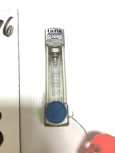 Ametek Lo-Flo Valved Acrylic Flowmeter - Picture 2 of 6