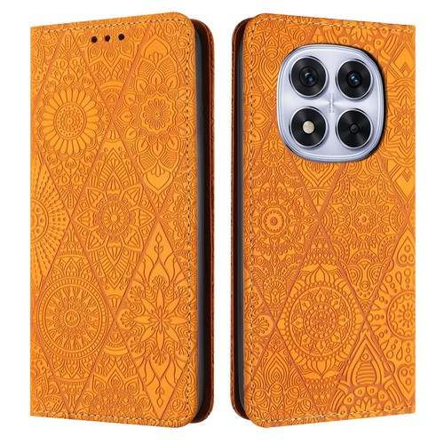 Totem Flower Leather Wallet Phone Case For Xiaomi 14T 12T Poco M4 M6 M3 X5 Pro - Picture 12 of 17