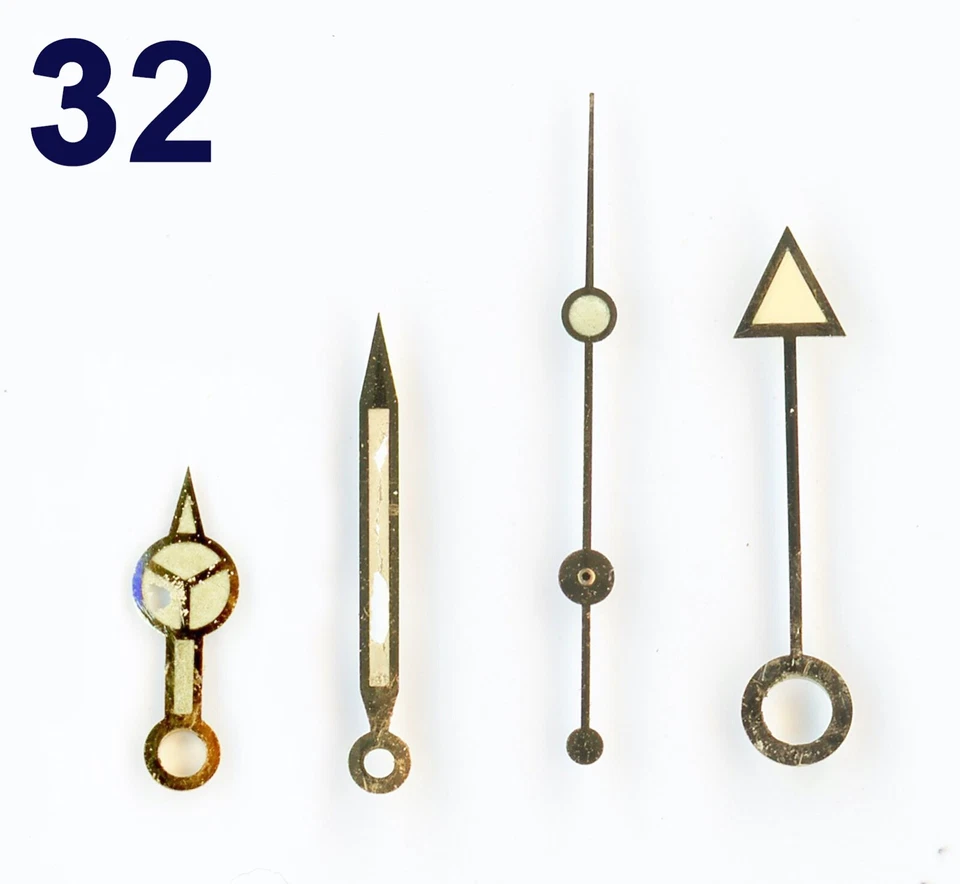 Complete Gold hand set GMT 1675/3 or 1675/8 (genuine conditions, no relumed !) - Image 1 of 1