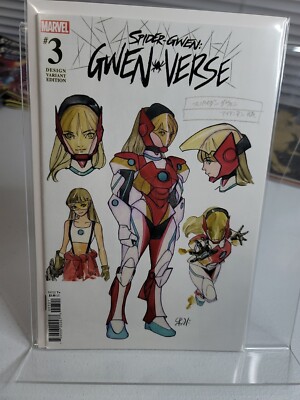 Spider-Gwen Gwen-verse 3 - Momoko 1:100 Ratio Iron Man First App Iron-Gwen   NM