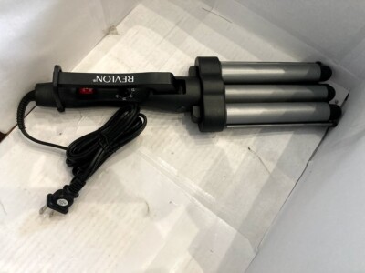 ceramic jumbo hair waver Revlon 3 Barrel Jumbo Ceramic Hair Waver Pink, 1 inch  main image 4