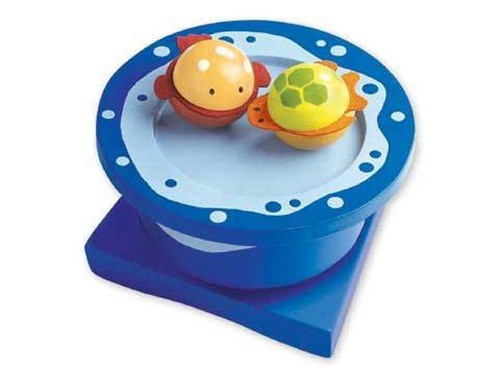 NEW-Wooden-Music-Box-Dancing-Magnetic-Turtle-Tortoise-amp-Fish-Music-Ocean-Sea
