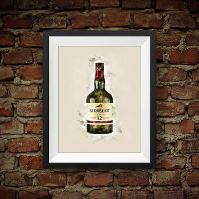 Redbreast 12 Year Single Pot Irish Whiskey - Original Wall Art Decor 