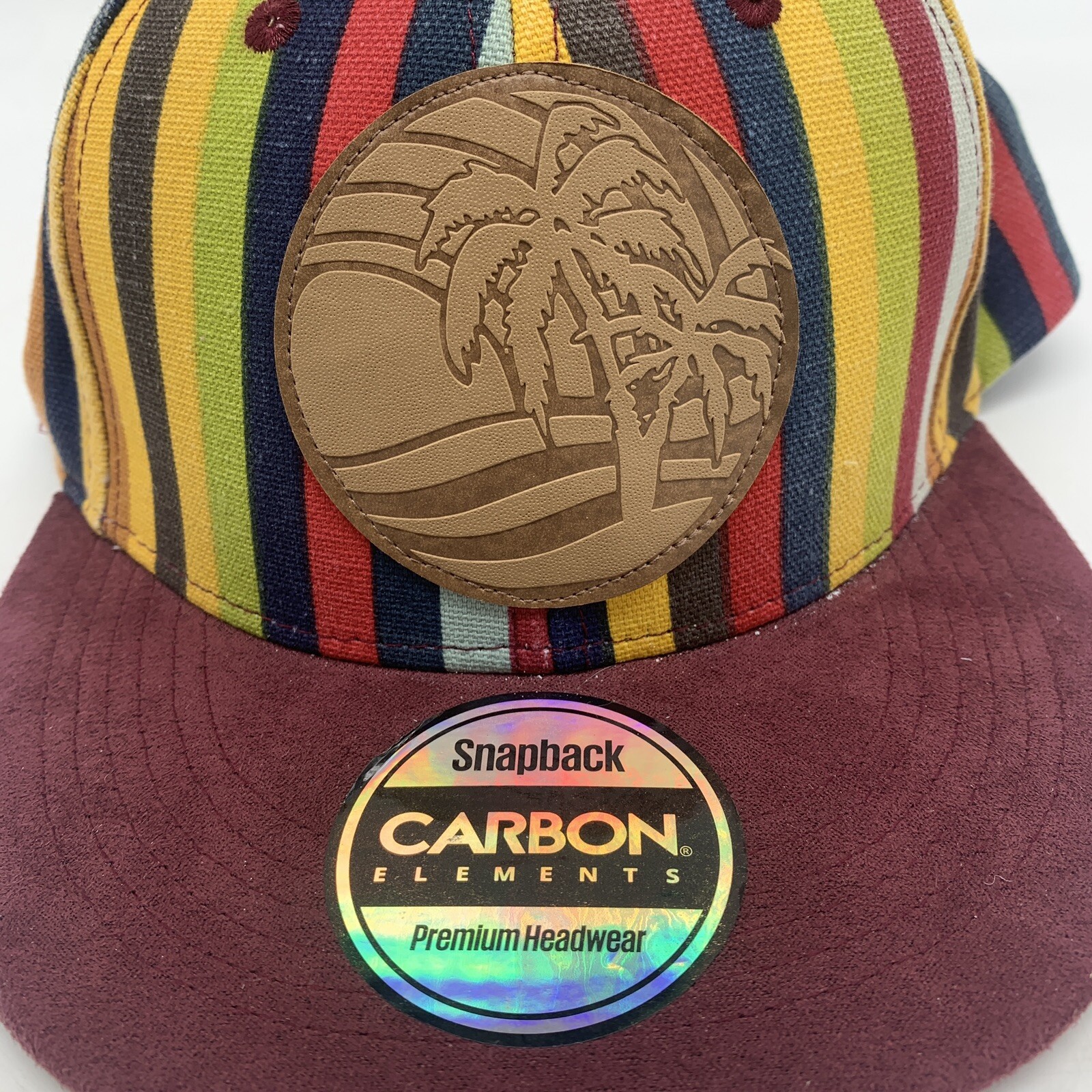 Carbon Elements Hat Cap Snapback Flat Bill Palm T… - image 5