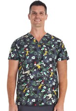 Dr. Seuss Cherokee Scrubs Tooniforms Unisex V Neck Top TF687 SEDS