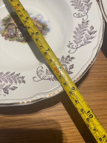 kensıngton staffordshıre soup bowl £6 bidding for one plate - Picture 8 of 8