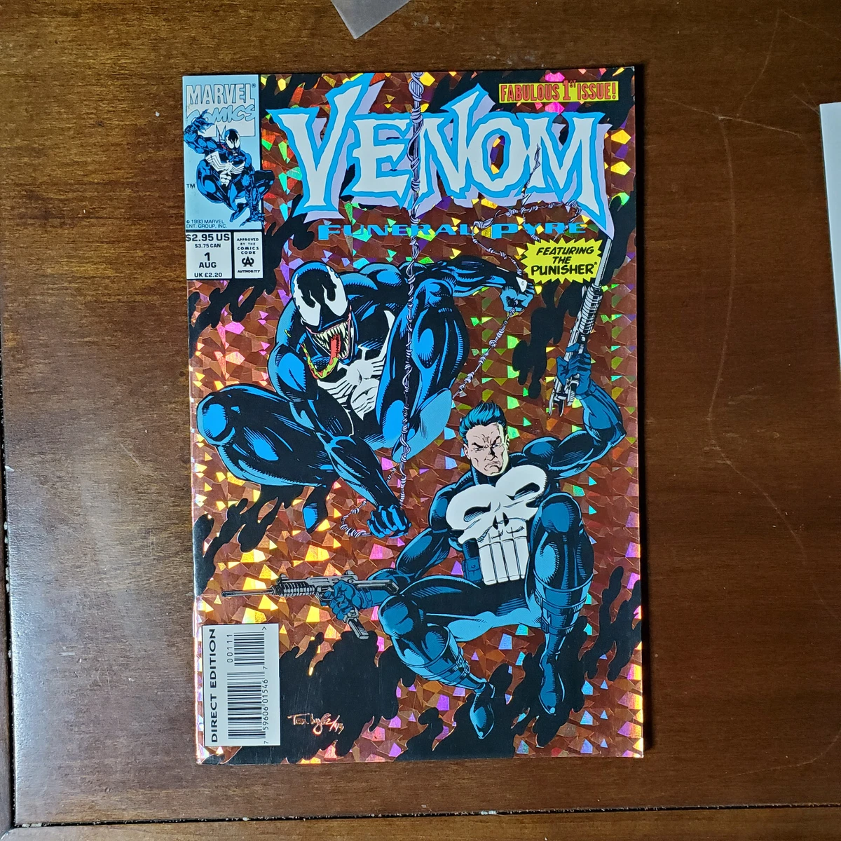 Venom #1 Foil Cover Marvel Comic Book- VFNM | eBay