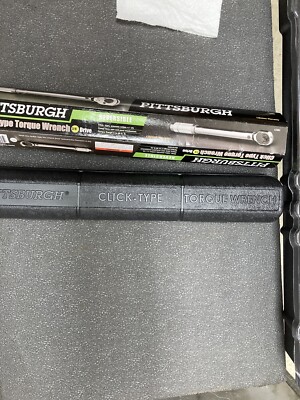 3/8 Inch Drive Pittsburgh Pro Click Type Reversible Torque Wrench