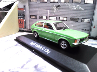 OPEL Kadett C City 3-Türer grün green 1978 Minichamps Maxichamps 1:43