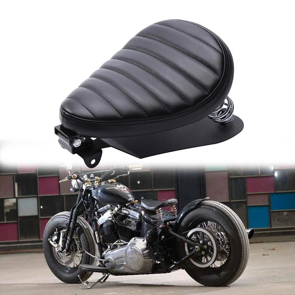 Motorcycle Bobber Solo Seat For Suzuki Boulevard Honda Rebel