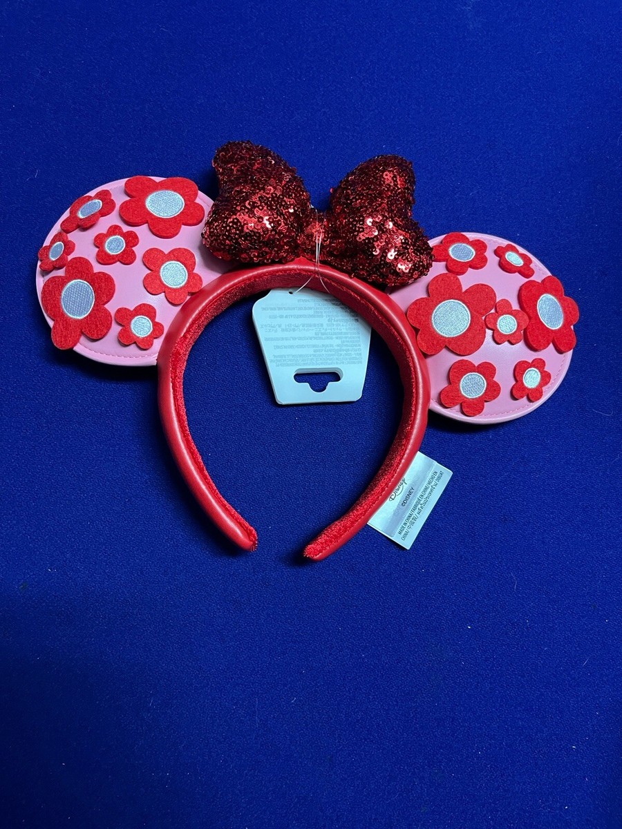 Disney Parks MINNIE MOUSE Pink Flower 2024 Valentine